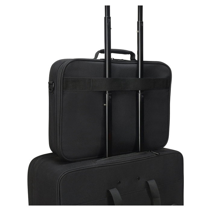 DICOTA Maletín D3250204 Multi Plus TWO Laptop Clamshell para Pantallas 14-16 Pulgadas, Negro, Poliéster, Universal