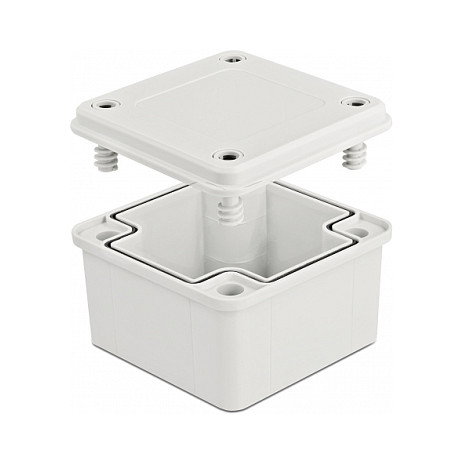 DeLOCK Carcasa de instalación IP65 impermeable 96 x 96 x 60 mm gris