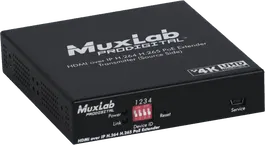 Muxlab Transmisor HDMI 4K/30 Poe Rs232 Sobre IP H.264/H.265