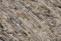 DKD Home Decor Alfombra Marron 160 x 230 cm Lana y Algodón Tejida a Mano