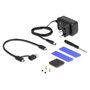 DeLOCK Carcasa USB Tipo C para 1 x M.2 NVMe + 1 x SATA 2.5″ con Función de Clonación
