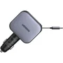 Ugreen Nexode EC603 Cargador de Coche 90W 3-en-1 con Cable USB-C Retráctil, Negro