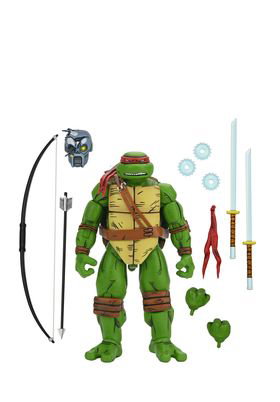 Neca Figura Leonardo Scale Action 18 cm Teenage Mutant Ninja Turtles Mirage Comics Inspirada en Kevin Eastman con Accesorios