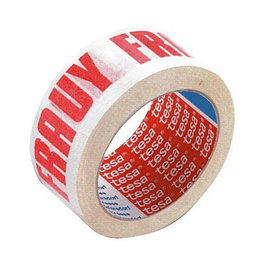 TESA Cinta de embalaje impresa MUY FRÁGIL 50mm x 132m
