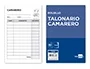 Liderpapel T350 Talonario Camarero Bolsillo Original 2 Copias 85 x 135 mm