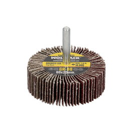 WOLFPACK LINEA PROFESIONAL Abanico de Lija Grano 80 Ø 60 x 20 mm