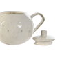 DKD Home Decor Tetera Blanco de Gres de 850ml
