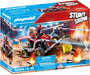 Playmobil Stuntshow Kart Bombero con Bombero y Accesorios