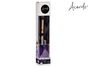 Acorde Mikado 30 ml Lavanda con Varillas 17 cm Fragancia Vidrio Plástico Palma de Ratan Morado 4.4x2x2.9 cm (Set de 24)