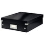 LEITZ Caja Organizadora Click & Store Mediana Negra