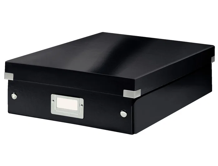 LEITZ Caja Organizadora Click & Store Mediana Negra LEITZ Caja Organizadora Click & Store Mediana Negra