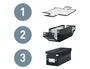 LEITZ Caja Organizadora Click & Store Mediana Negra