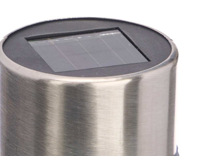 Ibergarden Baliza Solar Multicolor Plástico Acero Inoxidable 4.5 x 20 x 4.5 cm (Set de 24)