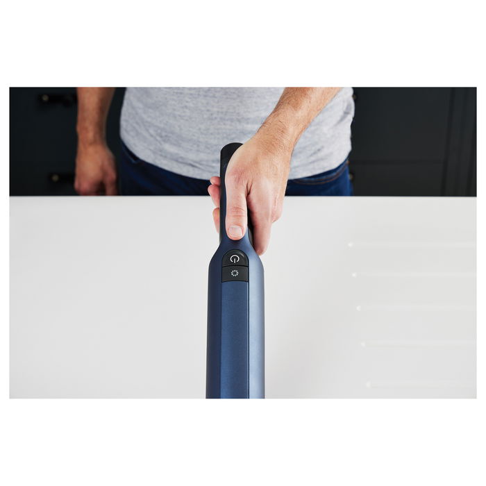 Shark Aspirador de mano WV270EU, Secar, HEPA, Sin bolsa, Azul, Batería, 15 min