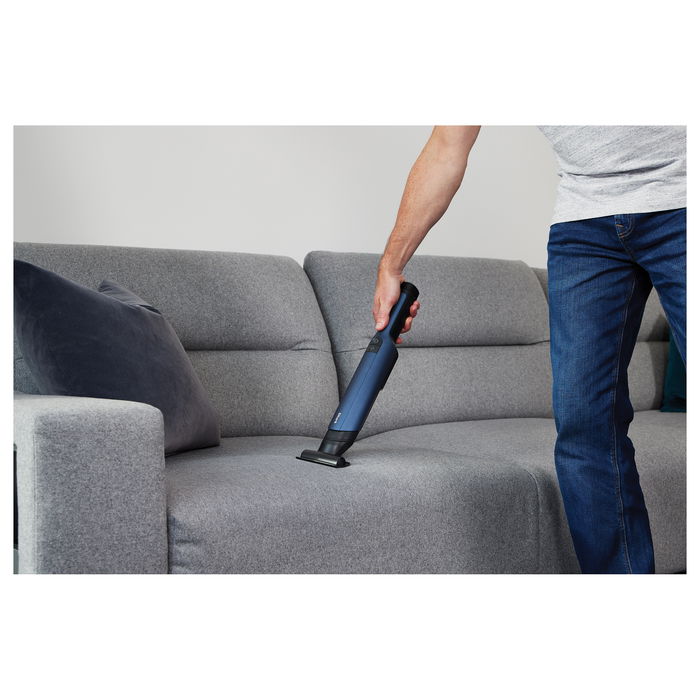 Shark Aspirador de mano WV270EU, Secar, HEPA, Sin bolsa, Azul, Batería, 15 min