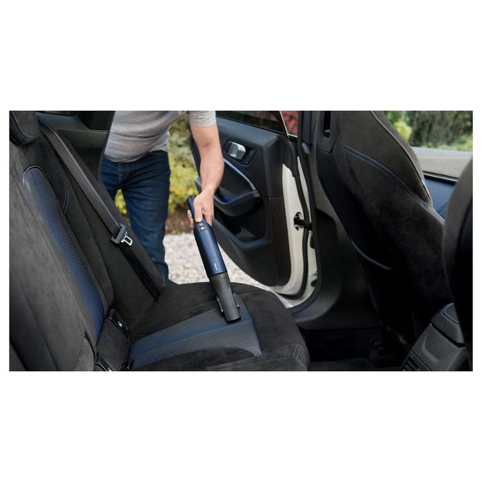 Shark Aspirador de mano WV270EU, Secar, HEPA, Sin bolsa, Azul, Batería, 15 min