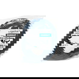 LogiLink Funda para Cable KAB0047, Negro, Poliéster, 2 Metros