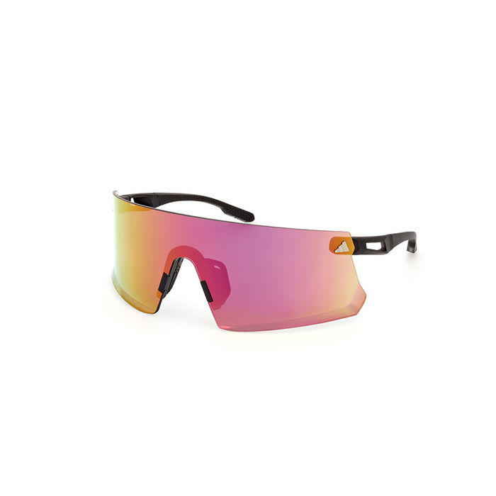 Adidas Sport Gafas de Sol DUNAMIS SP0090 02Z Adultos Montura Negra Mate Cristales Violeta Degradados 120 mm