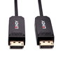 LINDY Cable DisplayPort 2.0 Híbrido Fibra Óptica/Cobre 10m Negro 38520 UHBR10 8K@144Hz 40 Gbit/s