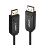 LINDY Cable DisplayPort 2.0 Híbrido Fibra Óptica/Cobre 10m Negro 38520 UHBR10 8K@144Hz 40 Gbit/s