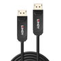LINDY Cable DisplayPort 2.0 Híbrido Fibra Óptica/Cobre 10m Negro 38520 UHBR10 8K@144Hz 40 Gbit/s