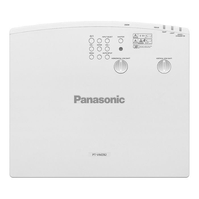 Panasonic PT-VMZ72EJ Proyector LCD Laser LED, 8000 Lúmenes ANSI, Resolución WUXGA 1920x1200, 16:10, 5M:1 Contraste, Zoom Manual, 2x HDMI, Ethernet