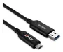 Lindy 43395 Cable USB USB A a USB C 10 m, USB 3.2 Gen 1 (3.1 Gen 1), 5 Gbit/s, Negro