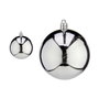 KRIST+ Set de 12 Bolas de Navidad Plateadas de 8 cm