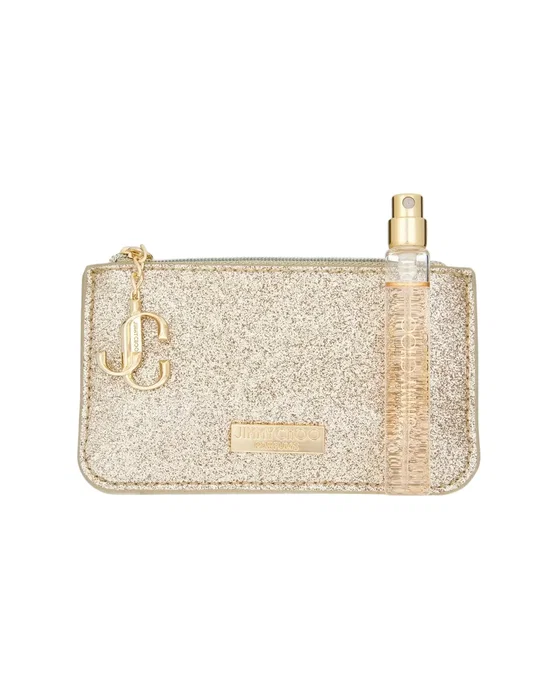 Jimmy Choo Set I Want Choo Eau De Parfum para Mujer con Bolso de Tela Dorado Jimmy Choo Set I Want Choo Eau De Parfum para Mujer con Bolso de Tela Dorado