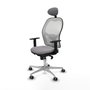 PIQUERAS Y CRESPO Silla de oficina Jorquera Gris y Blanco