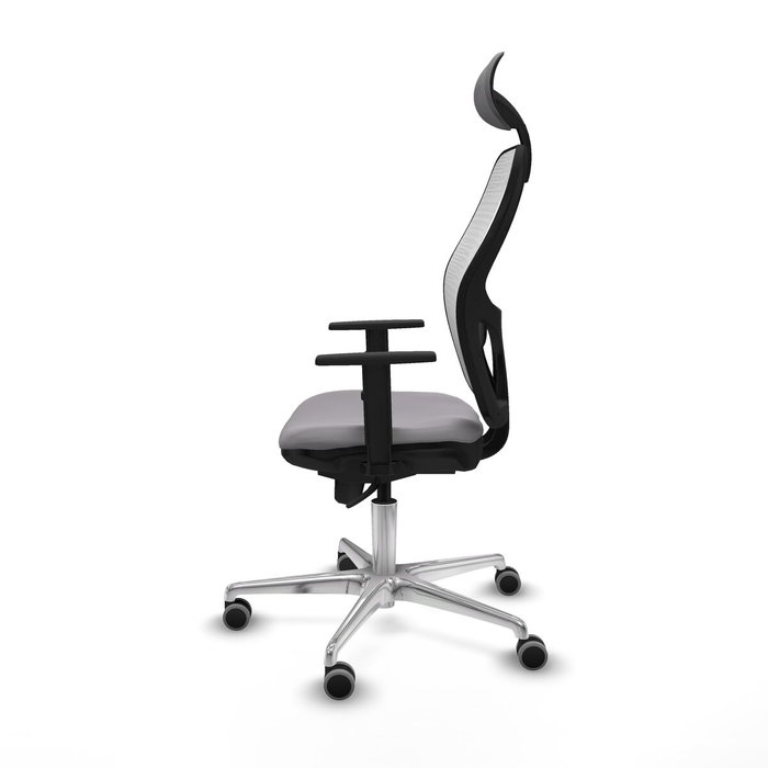 PIQUERAS Y CRESPO Silla de oficina Jorquera Gris y Blanco PIQUERAS Y CRESPO Silla de oficina Jorquera Gris y Blanco