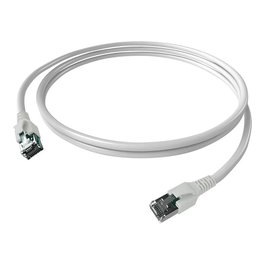 EASYLAN FlexBoot Patchkabel Kat.6A S/FTP Blanco, 5 m