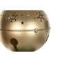 DKD Home Decor Figura Metal Portavelas Rojo, Verde y Dorado