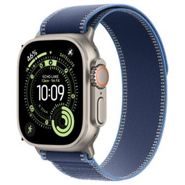 Apple Watch Ultra 3 49mm Titanium Natural con Correa Trail Loop Azul M/L