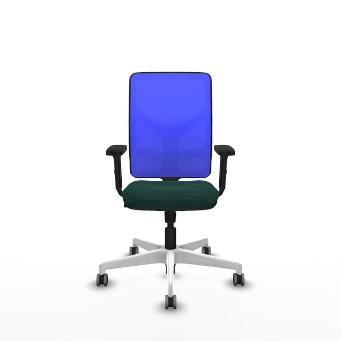 PIQUERAS Y CRESPO Silla de oficina Motilla con mecanismo Sincro, Azul y Verde botella PIQUERAS Y CRESPO Silla de oficina Motilla con mecanismo Sincro, Azul y Verde botella