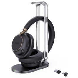 Yealink BH76 Plus Bluetooth Headset con Base de Carga Teams Negro USB-C/A