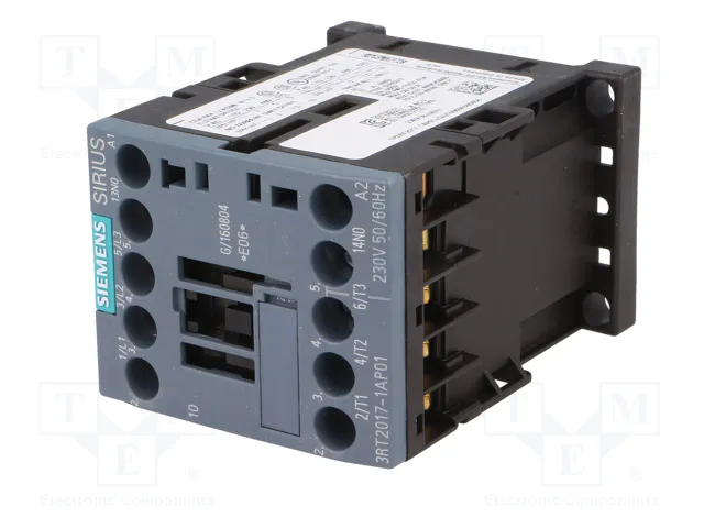 SIEMENS 3RT2017-1AP01 Contactor 3-polar 12A 230VAC SIEMENS 3RT2017-1AP01 Contactor 3-polar 12A 230VAC