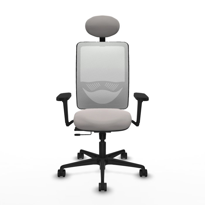 PIQUERAS Y CRESPO Silla de oficina Zulema con mecanismo Sincro/Traslack Blanco