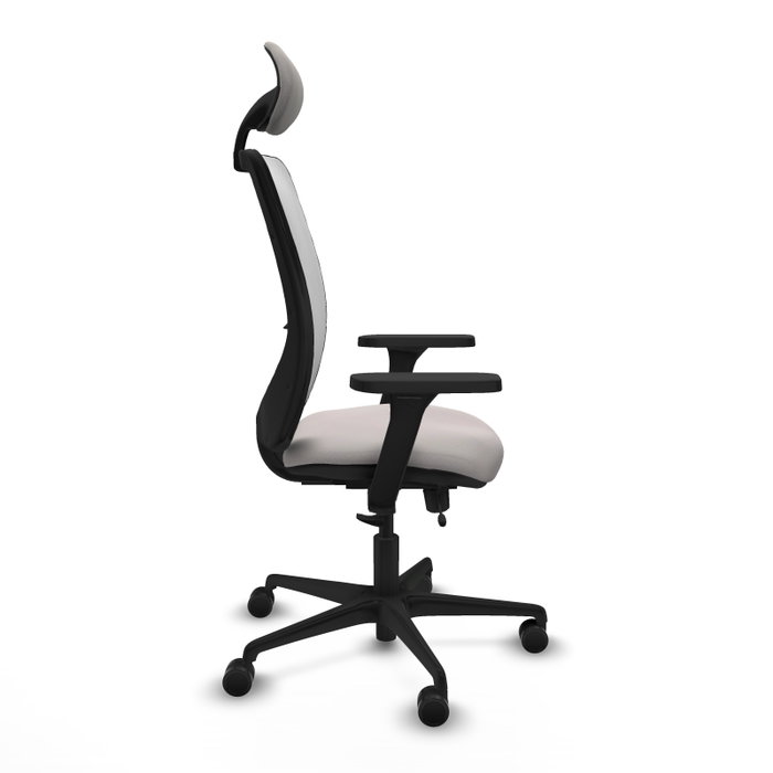 PIQUERAS Y CRESPO Silla de oficina Zulema con mecanismo Sincro/Traslack Blanco
