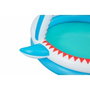 Bestway Piscina Hinchable Infantil 2 Aros Tiburon Aspersor 163x127x92 cm +2 Años Jardin 53157
