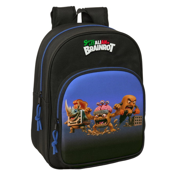 Safta Mochila Infantil Brainrot Adaptable a Carro Safta Mochila Infantil Brainrot Adaptable a Carro