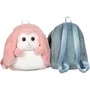 Gipsy Toys Mochila de Peluche Conejo Rosa y Blanco 30 cm