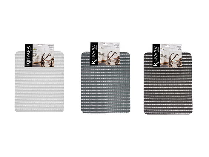 Kinvara Alfombrilla Antideslizante Colores Neutros Surtidos 40x32 cm (Set de 24)