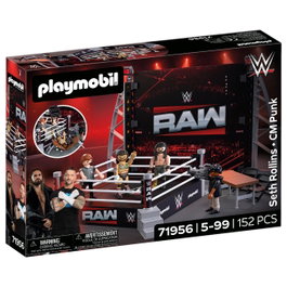 PLAYMOBIL WWE SET DE COLECCIONISTA RING RAW 71956