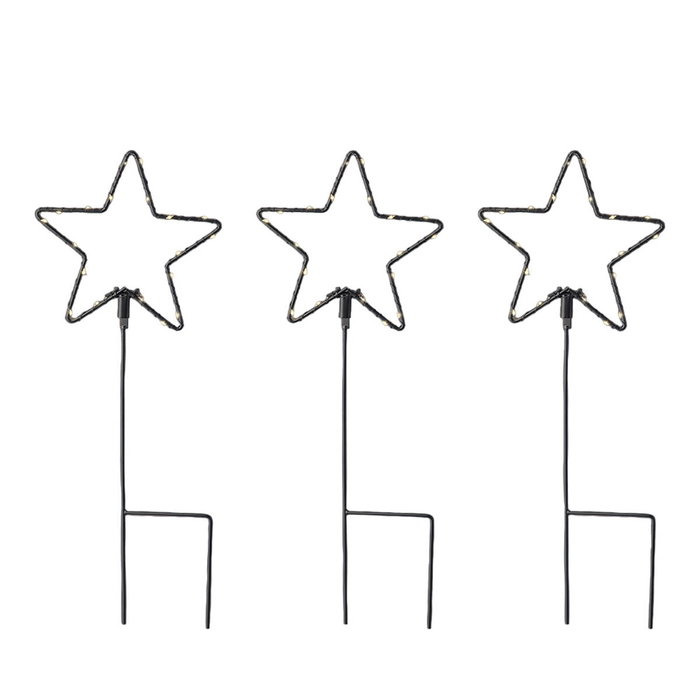 Lumineo Estaca microled en forma de estrellas para exterior Ø15 x 42,5 cm Lumineo Estaca microled en forma de estrellas para exterior Ø15 x 42,5 cm