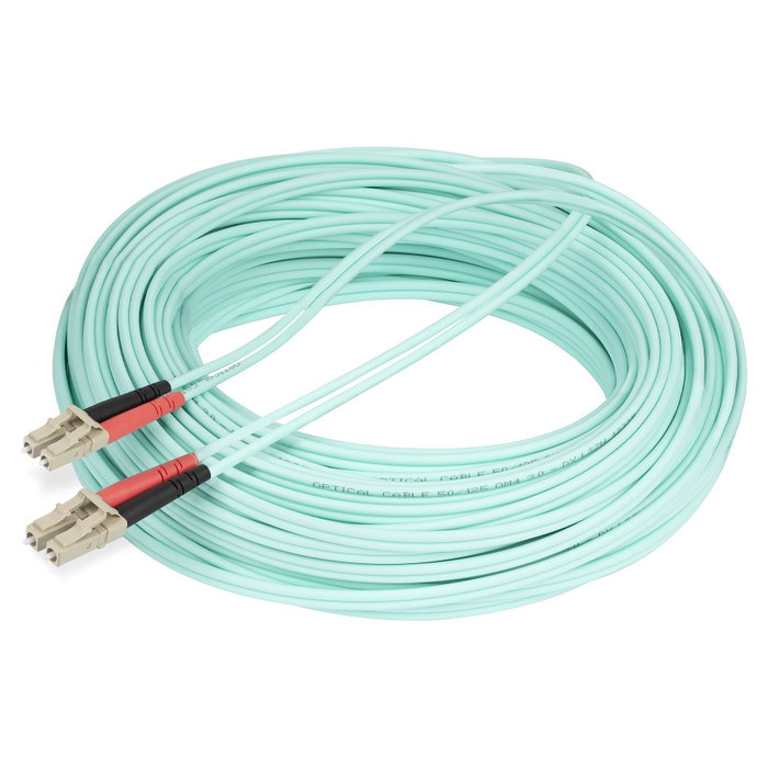 StarTech.com Cable de Fibra Óptica Multimodo Dúplex LC/UPC a LC/UPC OM4 20m Aguamarina StarTech.com Cable de Fibra Óptica Multimodo Dúplex LC/UPC a LC/UPC OM4 20m Aguamarina