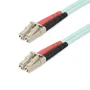 StarTech.com Cable de Fibra Óptica Multimodo Dúplex LC/UPC a LC/UPC OM4 20m Aguamarina