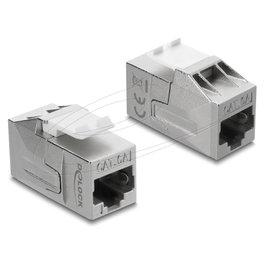DeLOCK 91122 Módulo Keystone RJ45 hembra a RJ45 hembra Cat.6a blindado