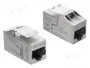 DeLOCK 91122 Módulo Keystone hembra RJ45 a hembra RJ45 Cat.6a blindado