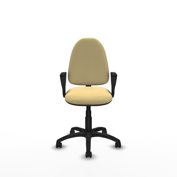 PIQUERAS Y CRESPO Silla de oficina Aýna Crema con Brazos Fijos PIQUERAS Y CRESPO Silla de oficina Aýna Crema con Brazos Fijos